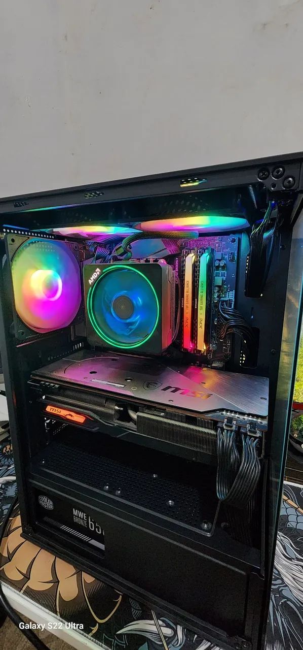 PC GAMER RYZEN 7 3800X 32GB RAM RX5700XT - Computadores e Desktops