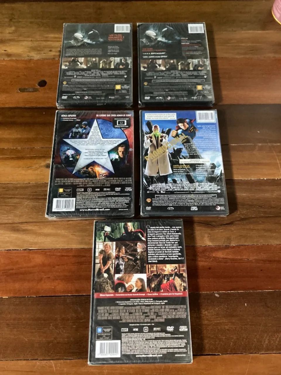 Super Heróis - Lote c/ 5 DVDS - Novos e Lacrados - Foto 2