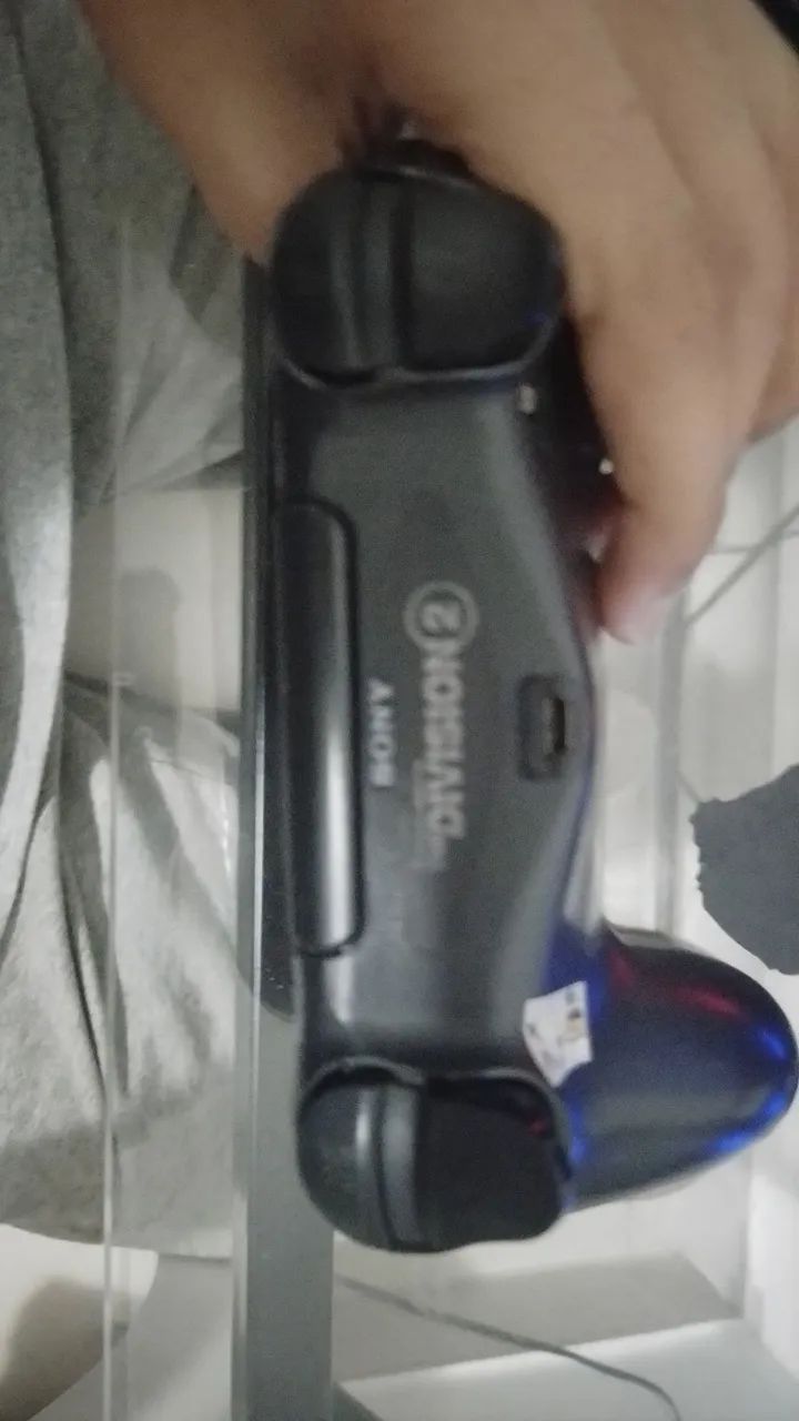 Controle de ps4 original sony + protetores analogicos e control freak - Foto 2