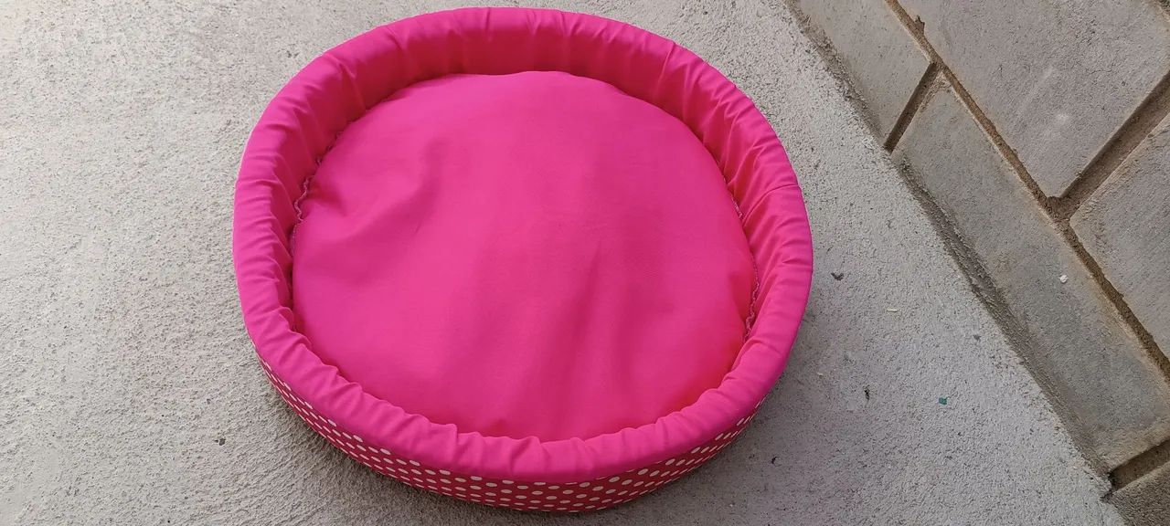 Cama Pet Redonda Unic para Cães e Gatos - Foto 5