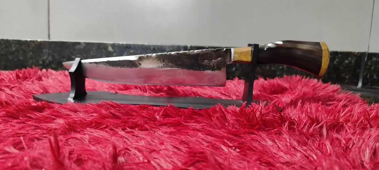 Facas Artesanais com Bainha em Couro - Foto 6