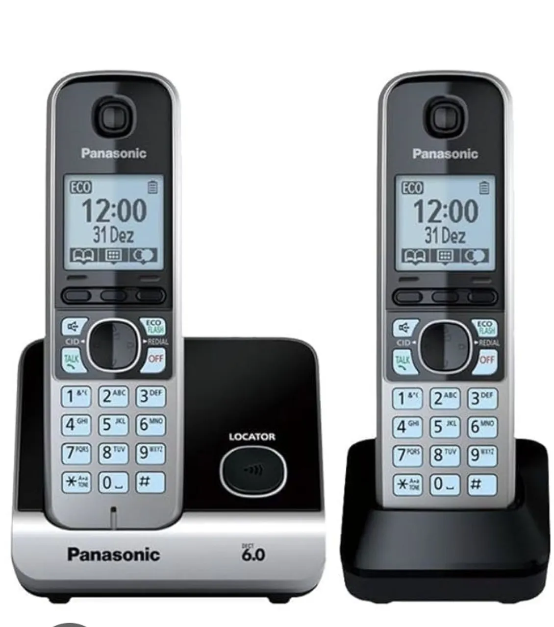 Telefone sem fio Panasonic combo (Base + 1 Ramal)