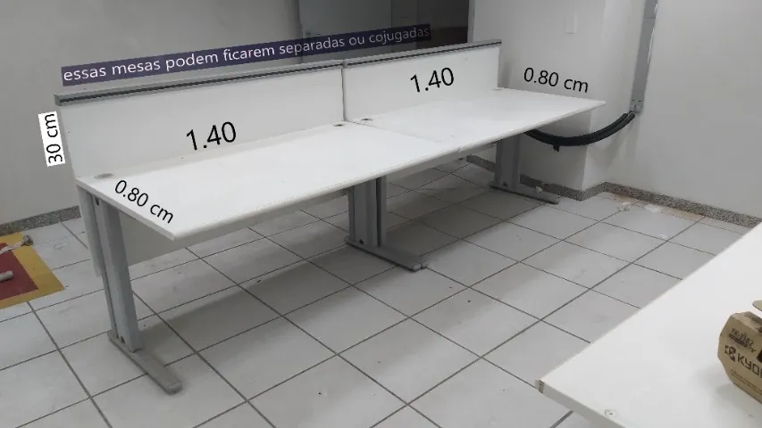 Mesas Bancadas para Escritório, Trabalhar e ou Estudar