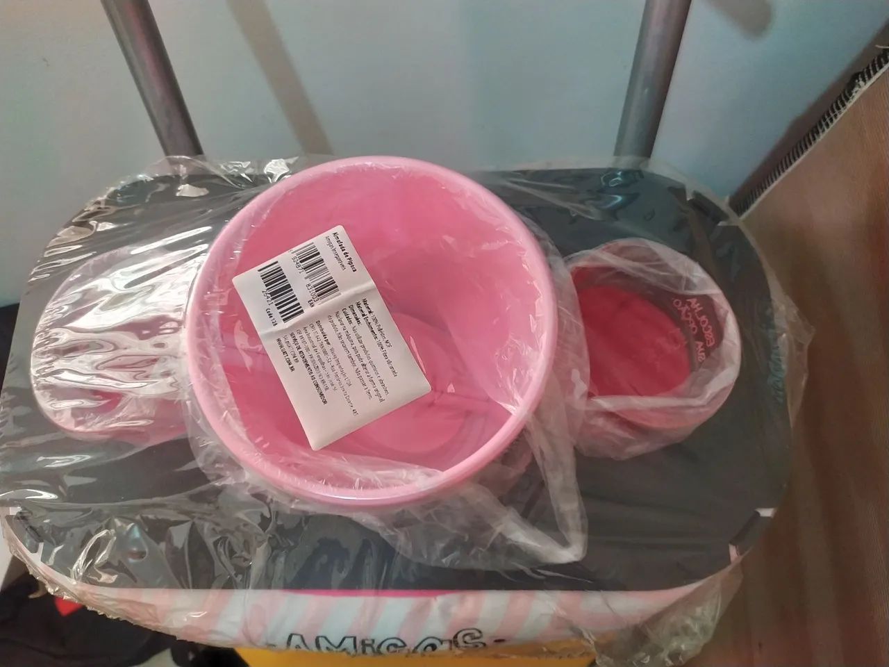 Almofada para pipoca e bebida  - Foto 3
