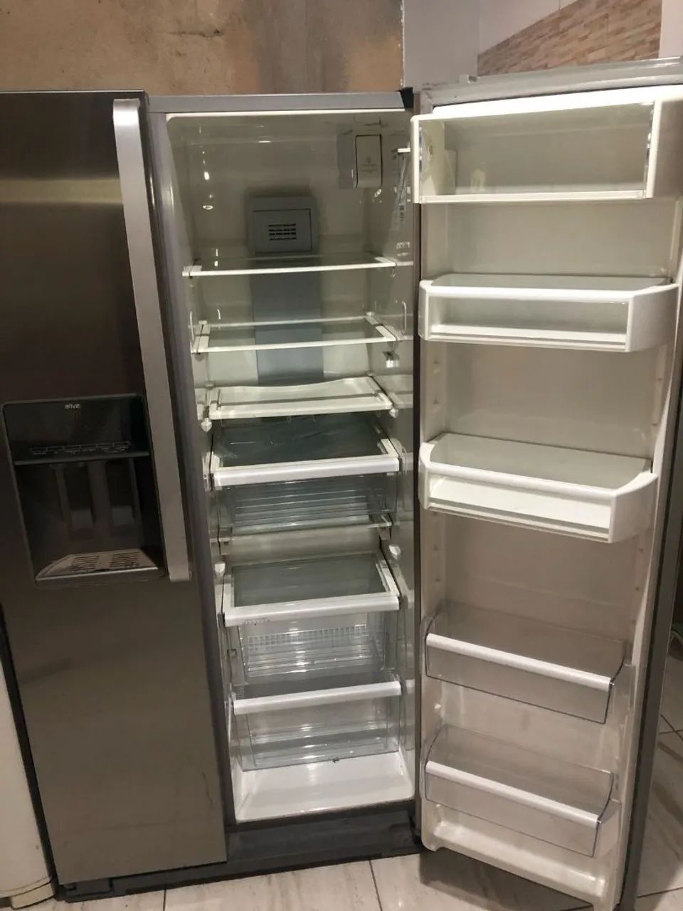 GELADEIRA BRASTEMP SIDE BY SIDE INOX  - Foto 3