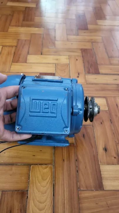 Motor elétrico trifásico com eixo chavetado - Foto 2