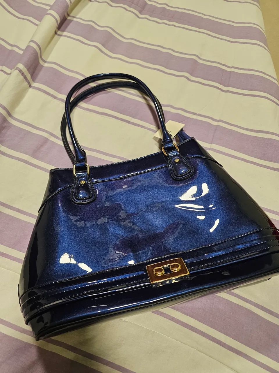 BOLSA  AZUL MARINHO NOVA LIMDA - Foto 2