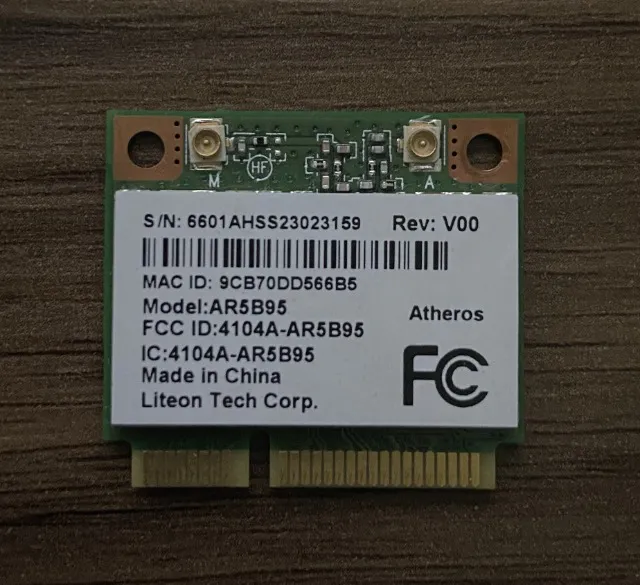 Placa wifi para notebook