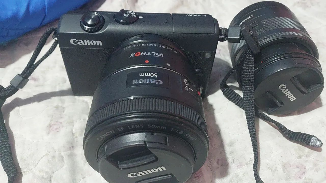 Câmera Canon EOS M200 + Lente - Foto 4