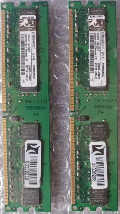 2 Memórias Kingston 1 GB cada - Foto 2