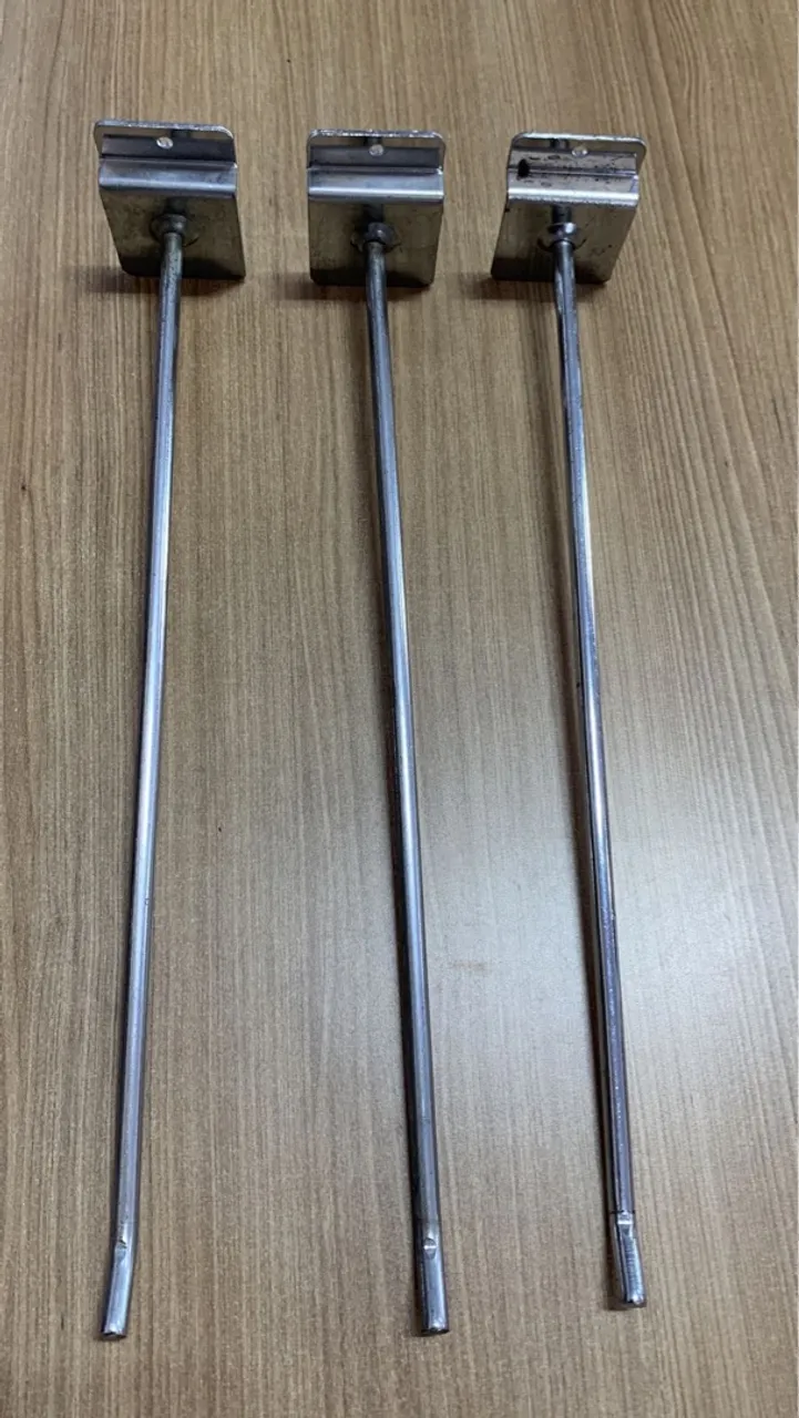 Ganchos Expositores inox 30 cm