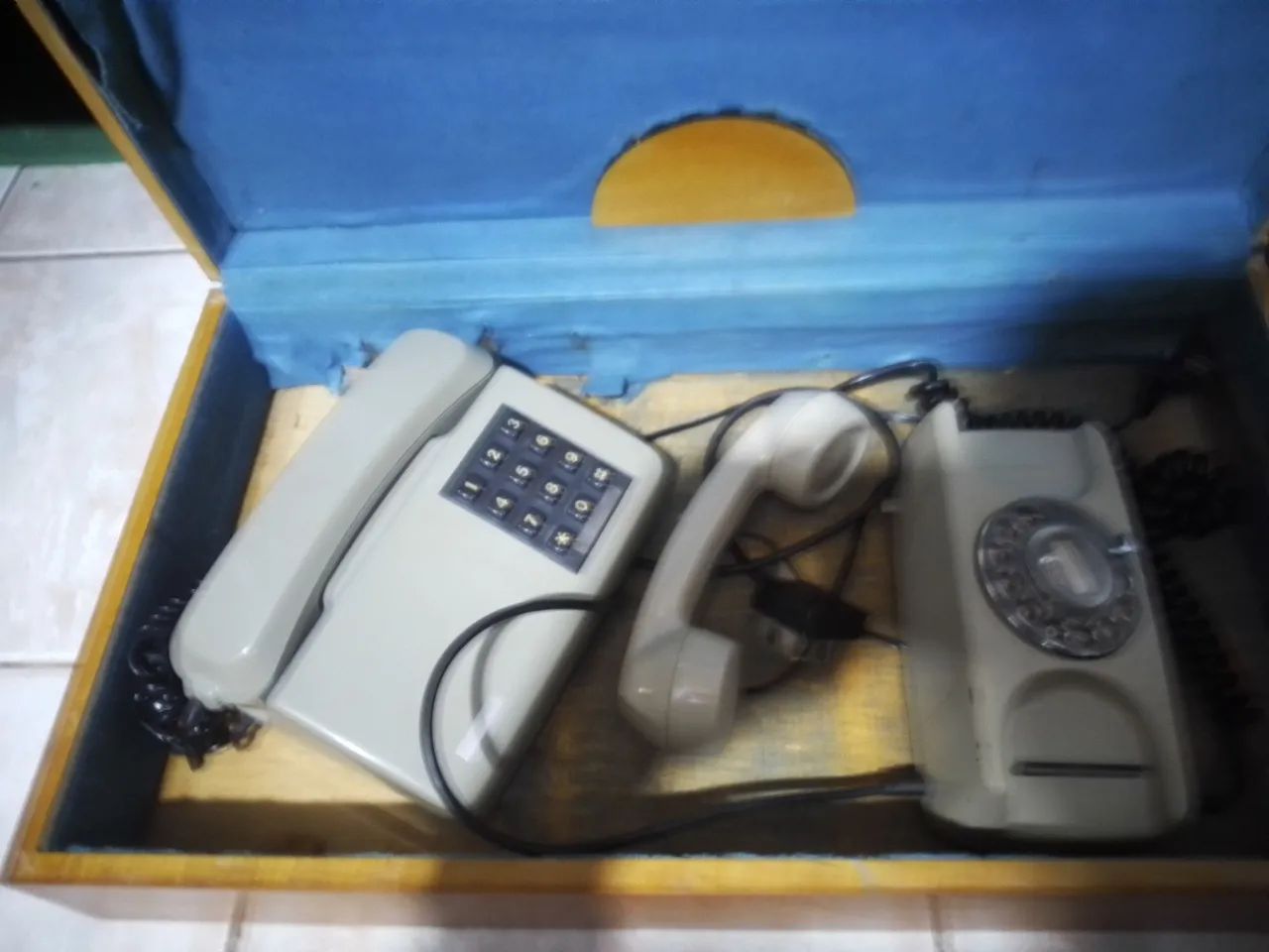 Telefones fixos antigos - Foto 2