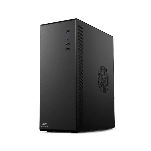 Gabinete Office C3Tech MT-100BK com Fonte 200W - Micro-ATX e Mini-ITX - WZetta
