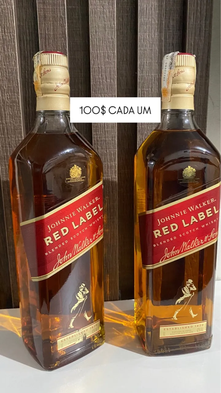 Whisky Johnnie Walker Red Label - 2 unidades