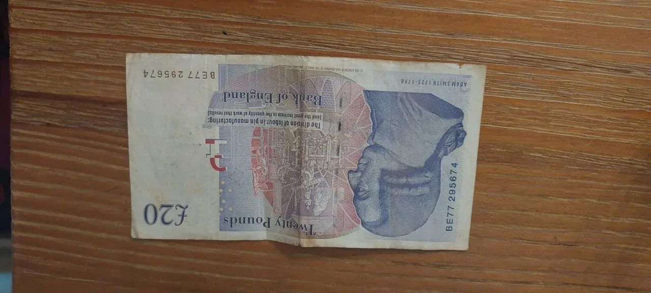 Cedula 2o libras esterlinas - Foto 2