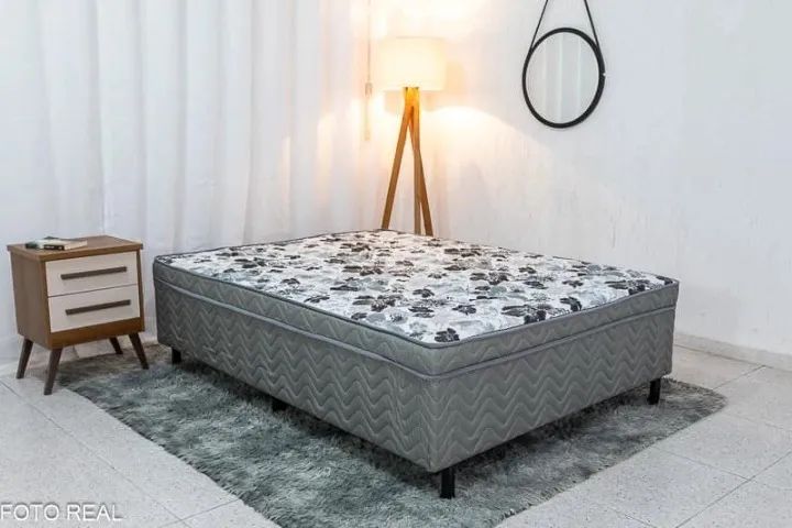 Cama Box Casal Dackar Ortopédica 138x188x52 Orthoside-Produto Novo Entrega Rápida
