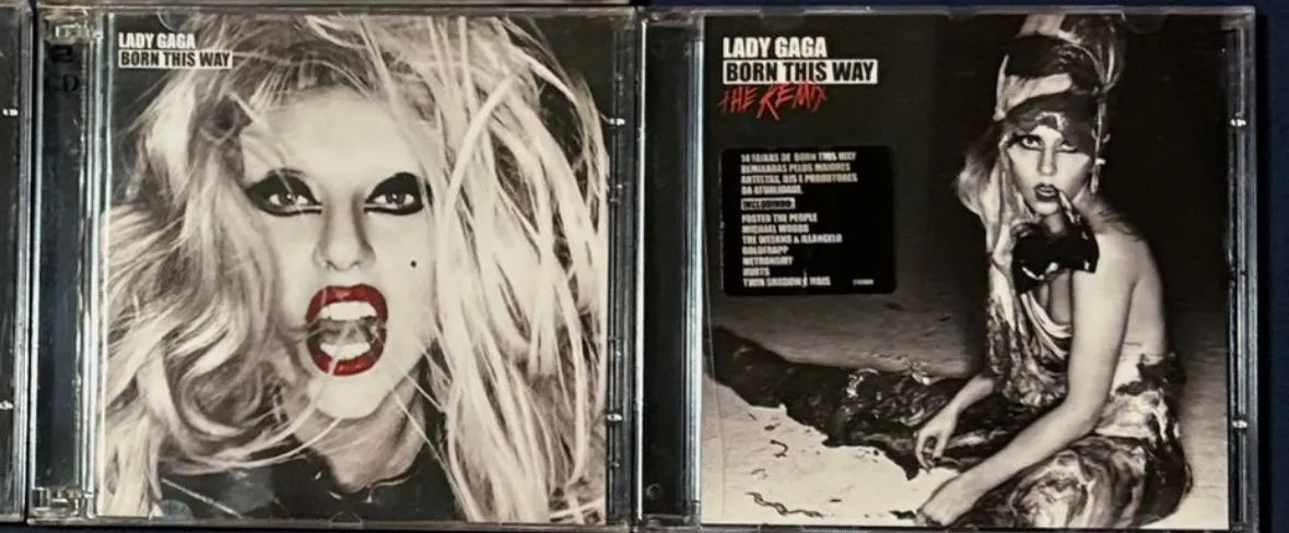  Cds Lady Gaga Born This Way Deluxe e The remix