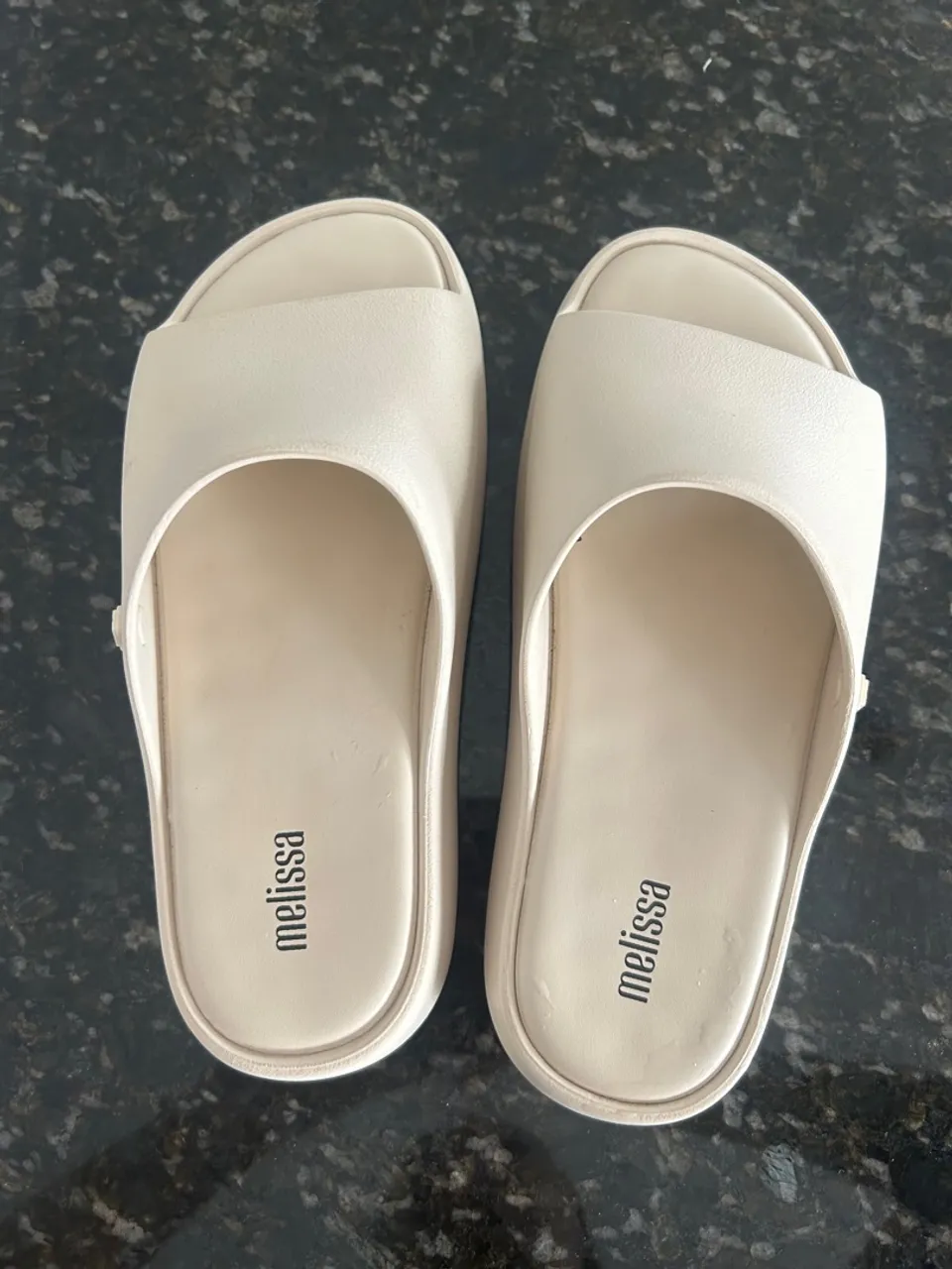 Sandália Melissa Slide Bege