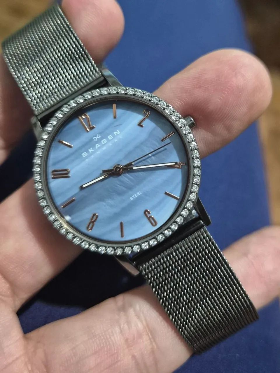 Relógio Skagen Denmark com Cristais