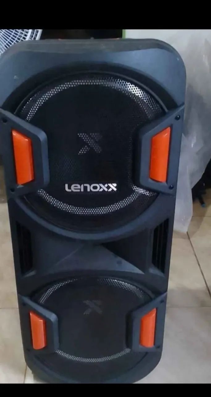 Caixa de Som Lenoxx com 2 Alto-Falantes