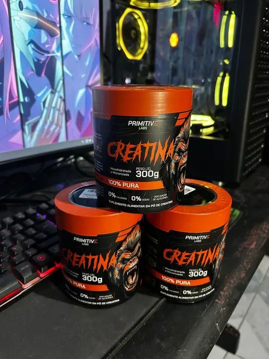 Creatina 300g - 100% Pura - Primitive Labs