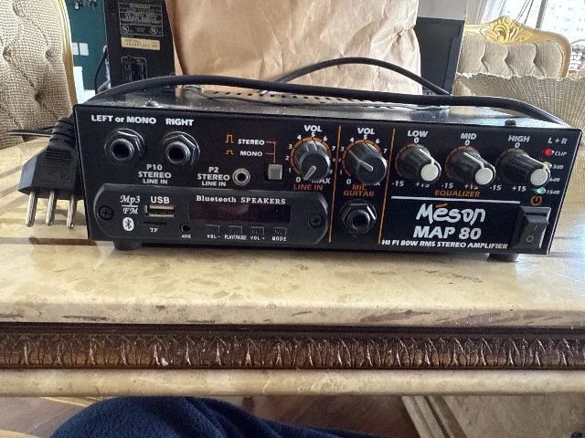 Amplificador Meson MAP 80 ? Bluetooth, USB, FM e Entrada para Guitarra - Foto 3
