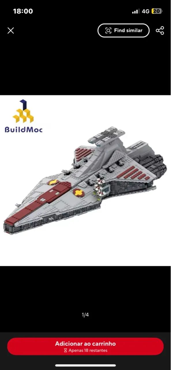Lego compativel - Venator Star Wars - Foto 4
