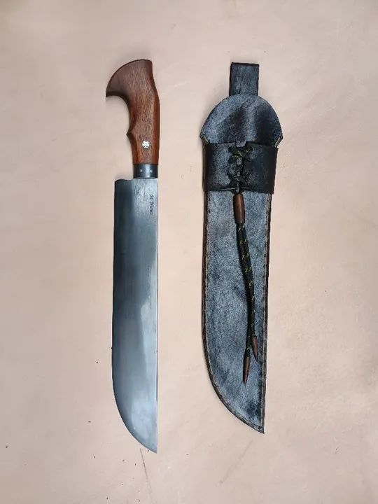 Facão Artesanal 12 Polegadas Aço Carbono 1070 3mm