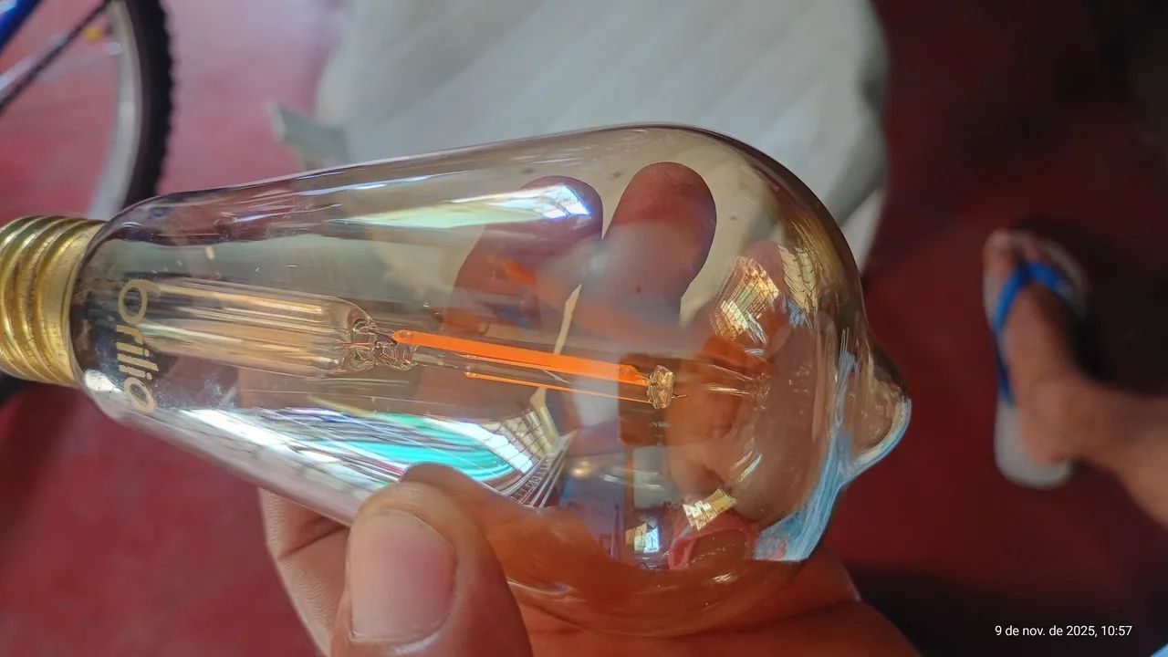 Lâmpada de flamento para decorar. Perfeita. - Foto 3