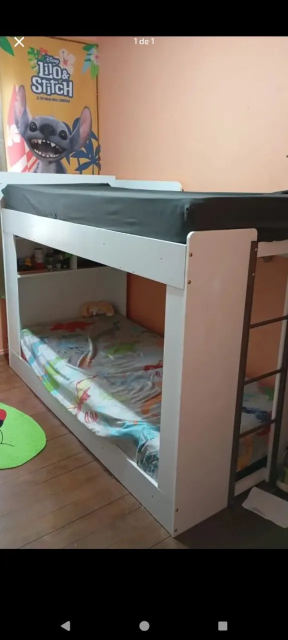 Vendo cama Beliche de solteiro em ótimo estado