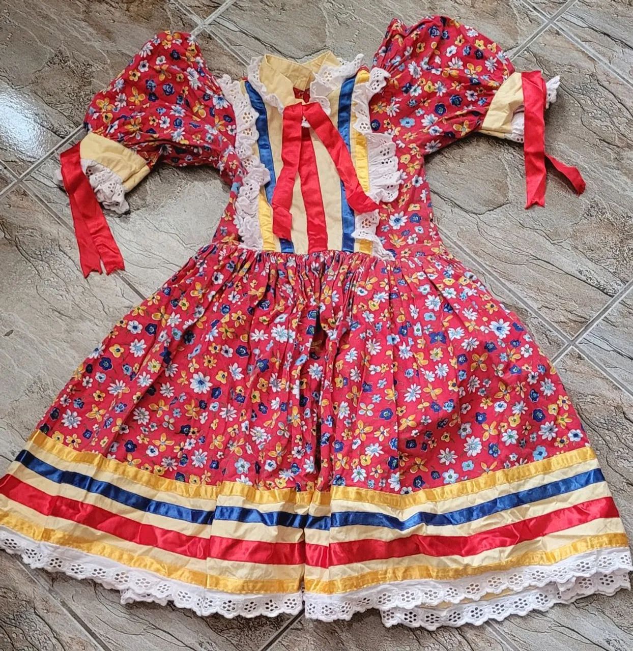 Vestido Caipira Vestido Frozen Porto Alegre Vestido Infantil Festa