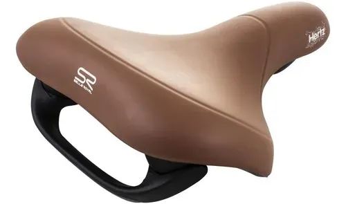 SELIM COM ALÇA PARA BICICLETAS PRETO OU MARROM 