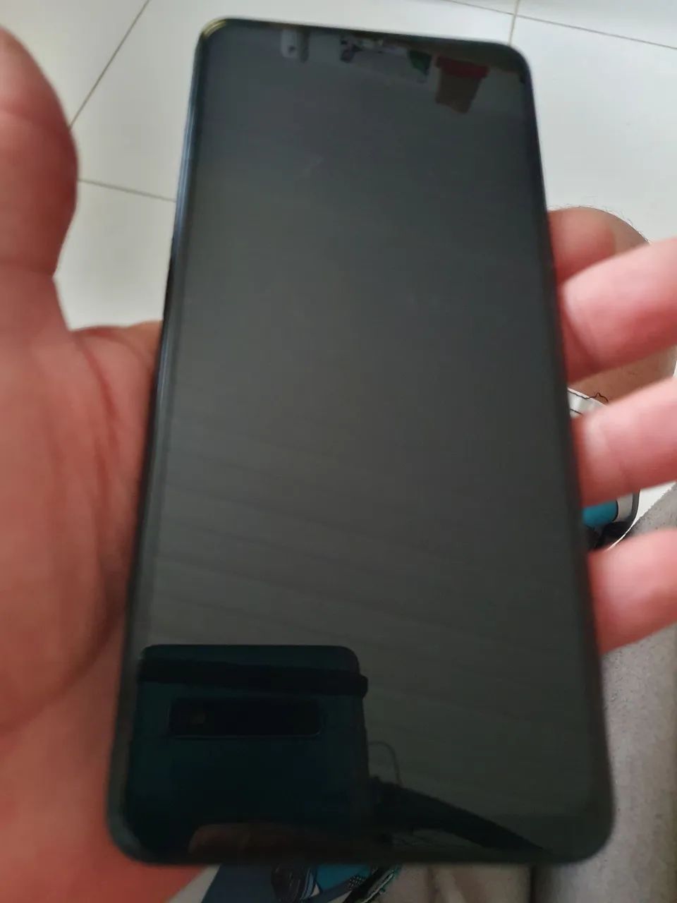 Display Tela Completa Galaxy A12 com moldura 