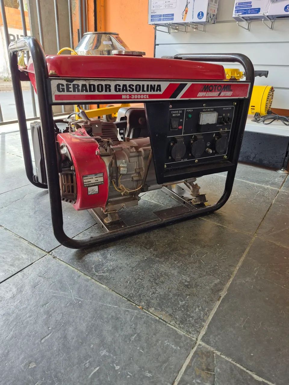 Gerador a Gasolina Motomil MG3000CL 7HP - Refrigerado a AR