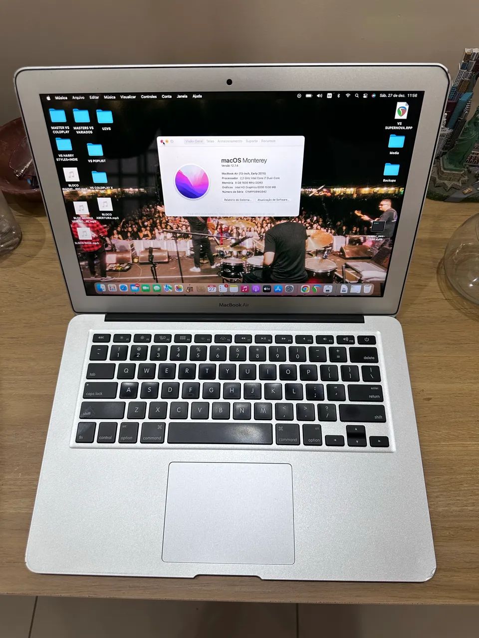 Macbook Air Intel Core i7 8GB 500GB SSD 