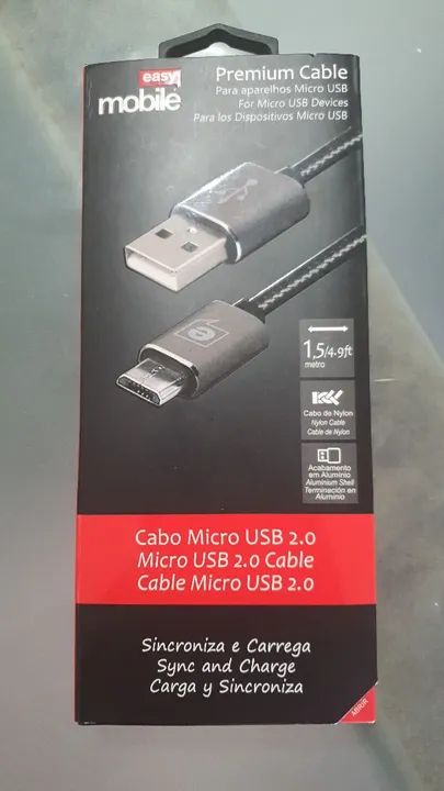 Cabo Micro USB 2.0, NOVO! - Foto 3