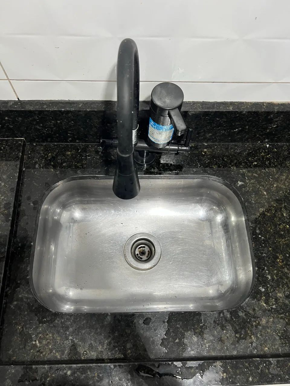 Pia industrial de Mármore com CookTop Inox    - Foto 4