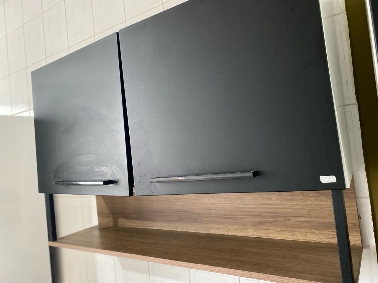 Armário de Cozinha Preto