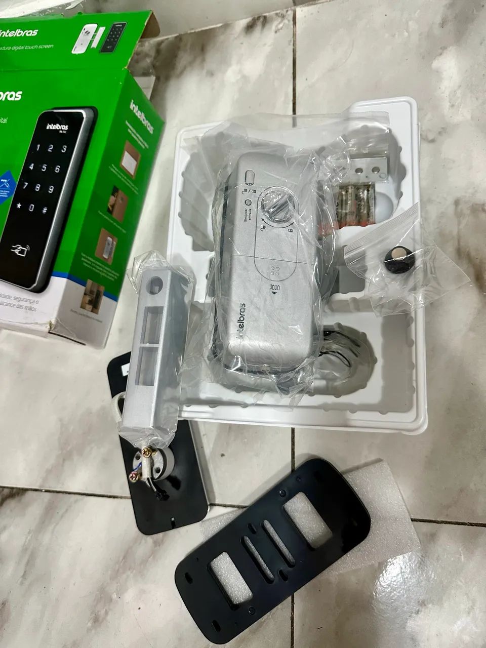 Fechadura Digital De Sobrepor Fr201 Preto Intelbras - Foto 2