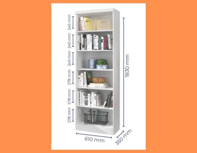 Estante Multiuso Sem Portas com 5 Prateleiras (ENTREGAS EM ATÉ 24h) - Foto 2