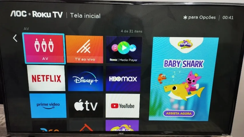 tv smart 43 polegadas