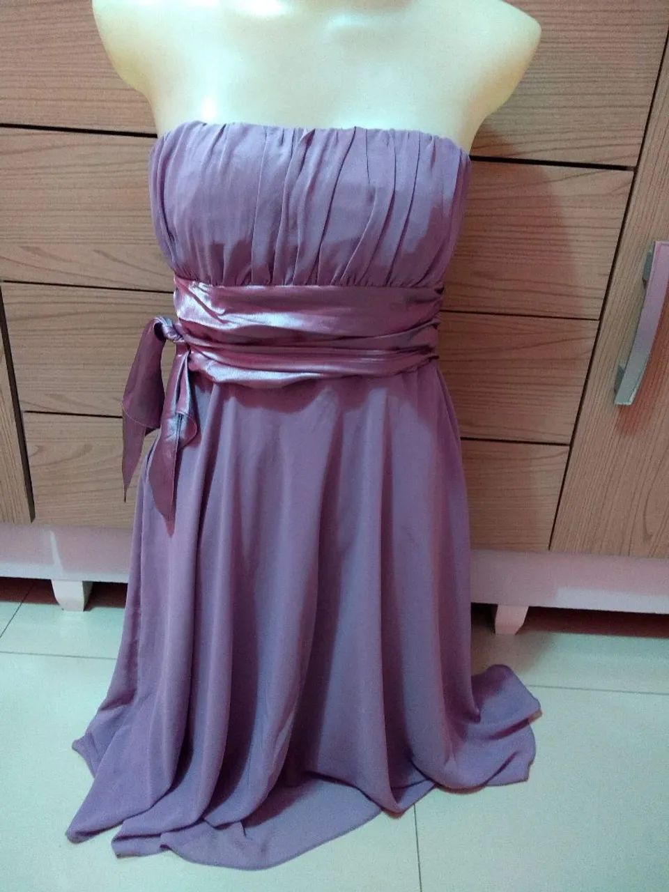 Vestido de Festa lilás 