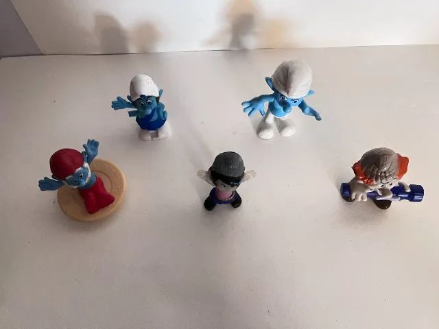 Lote com bonequinhos Smurfs - Foto 5