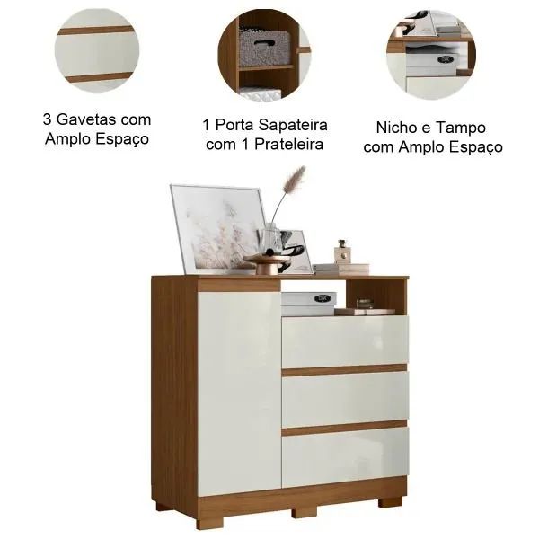 Cômoda sky com sapateira  - Foto 3