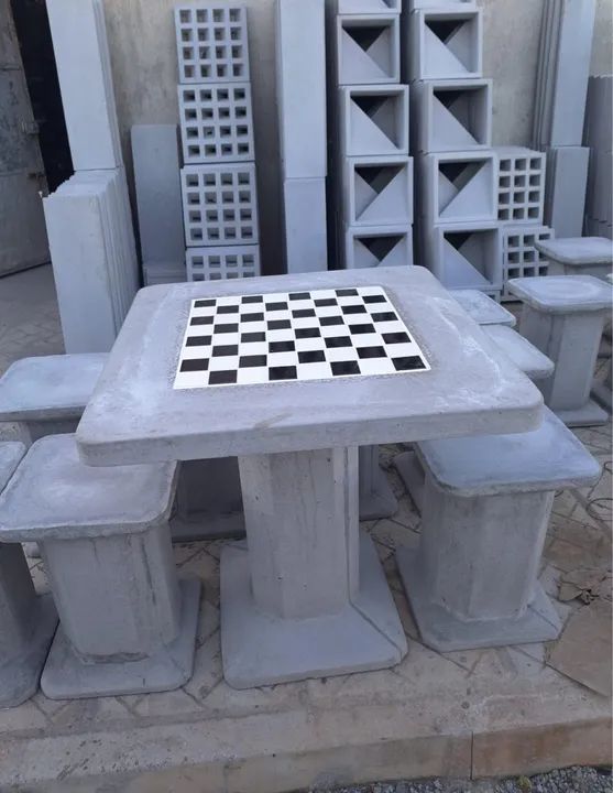 Mesa de Jogos em Concreto - Foto 2