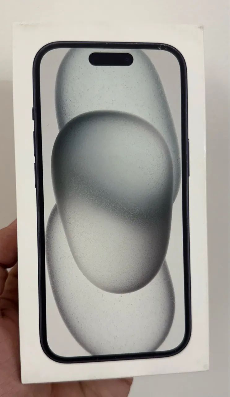 Caixa de iPhone 15 256GB Preto  - Foto 5