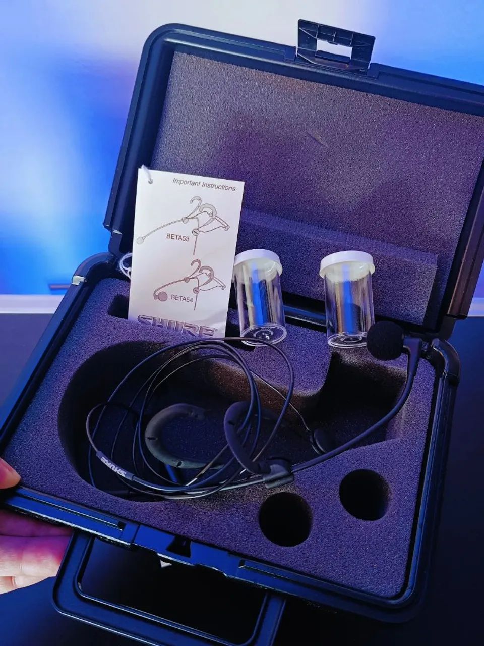 Microfone Headset SHURE BETA 54 - Profissional Direcional Supercardioide, Alta Qualidade  - Foto 2