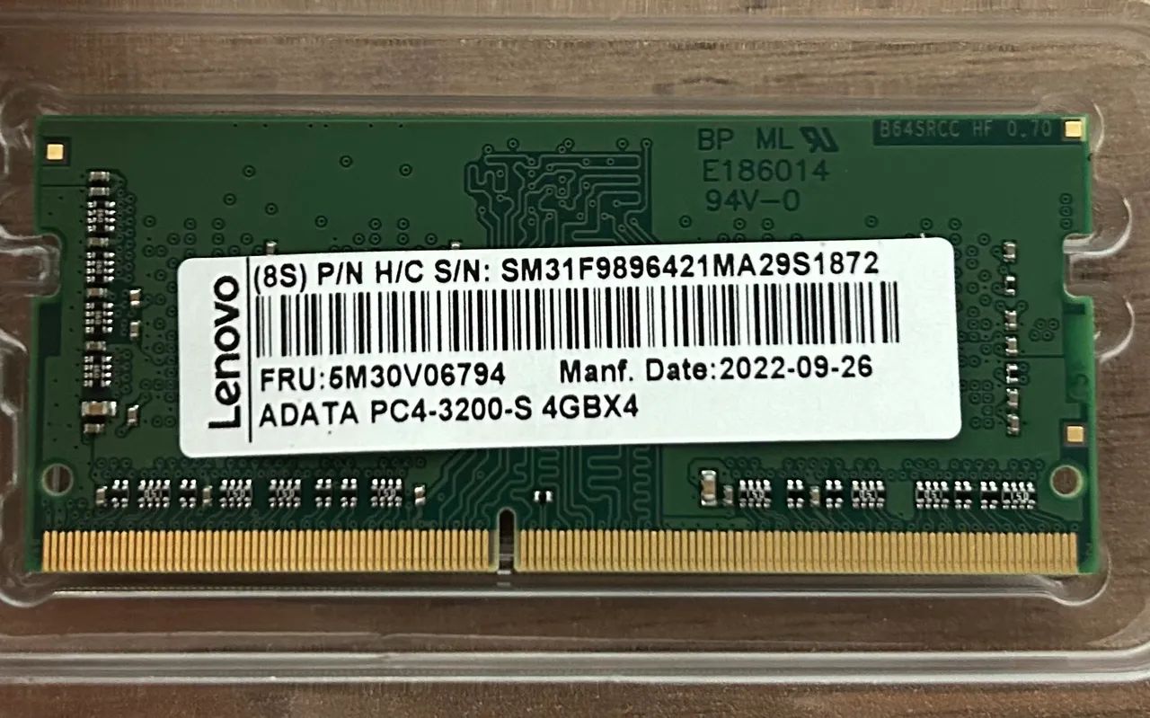 Memória RAM ADATA 4GB DDR4 3200MHz SO-DIMM - Foto 2