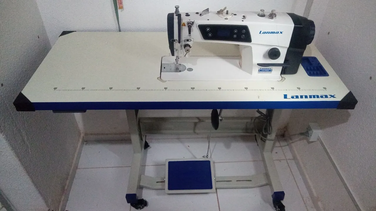 Máquina de Costura Industrial Lanmax Completa