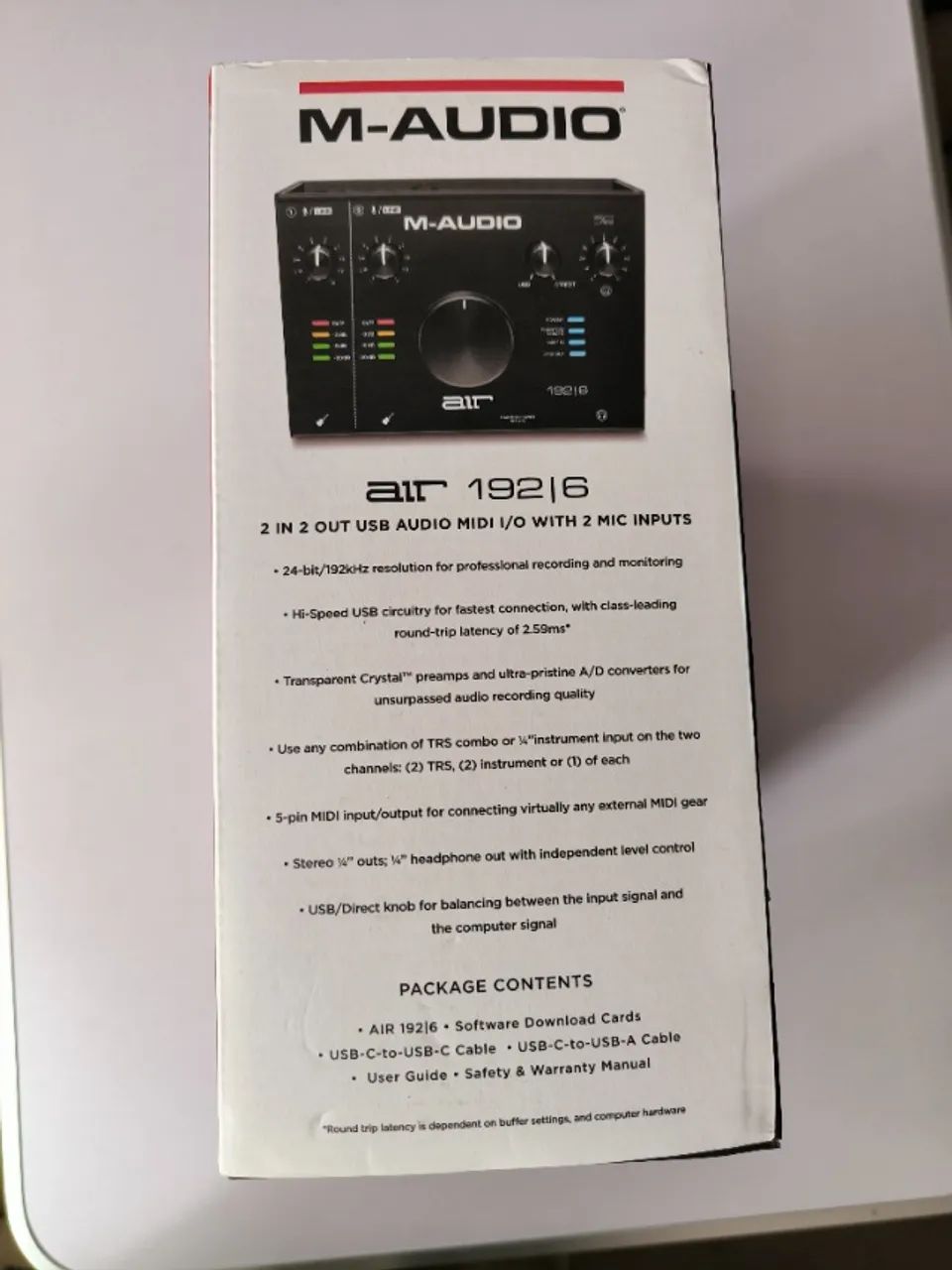 Novo - M-Audio AIR 192|6 Interface de Áudio - Novo, Lacrado - Foto 6